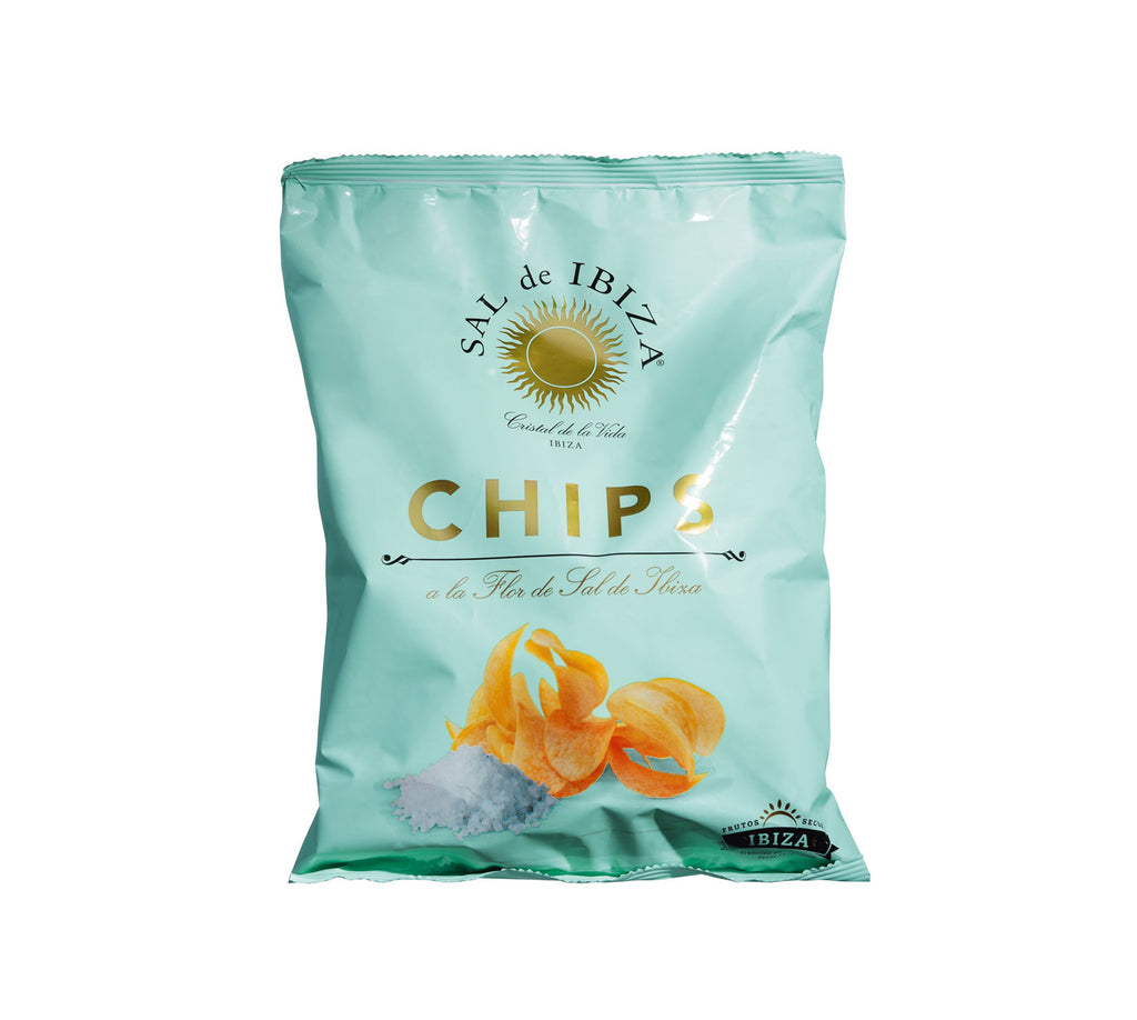 SAL DE IBIZA Chips a la Flor de Sal de Ibiza 125g