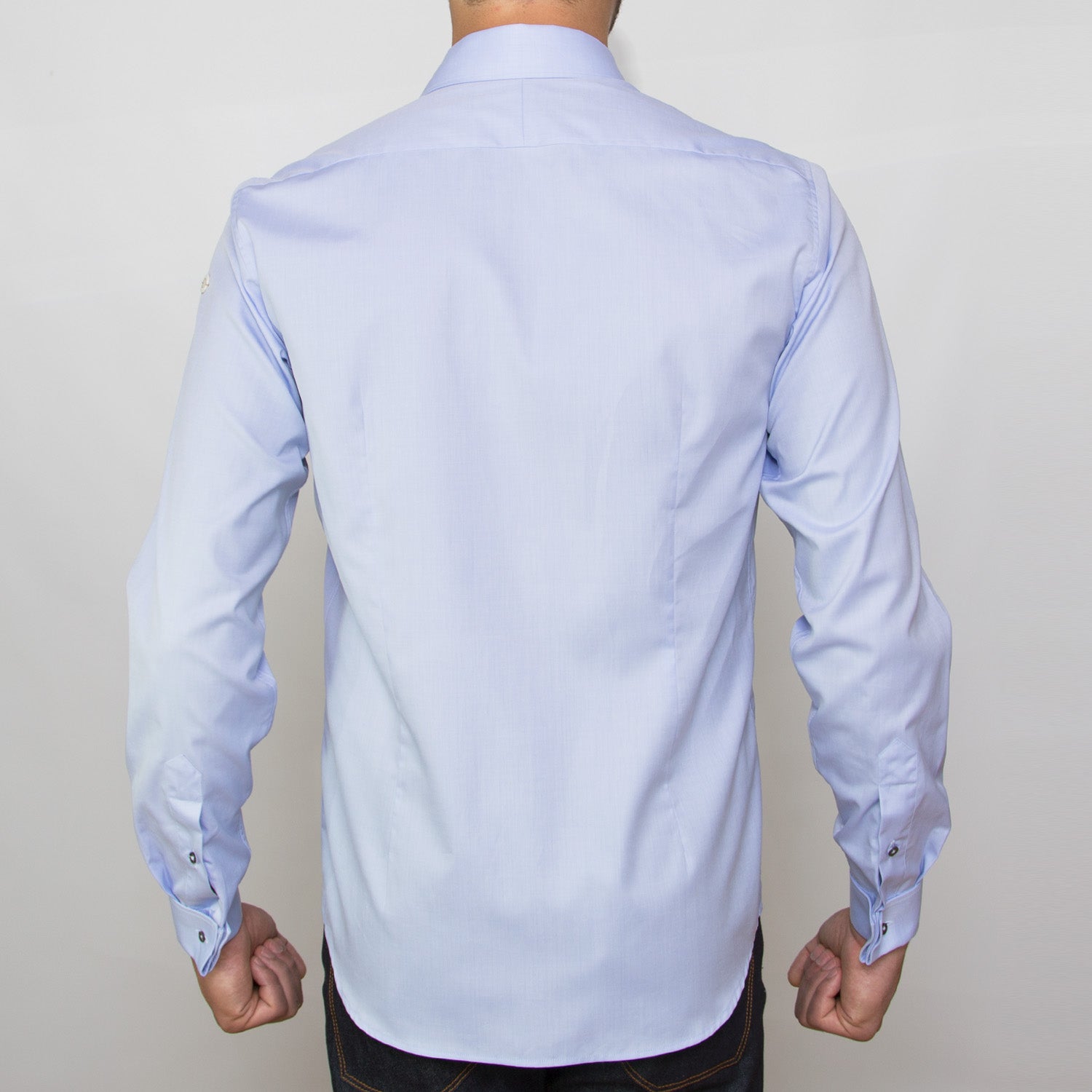 DARIO’S Couture Men’s Shirt Lübeck Mixed Cuff 140/2 in Lightblue