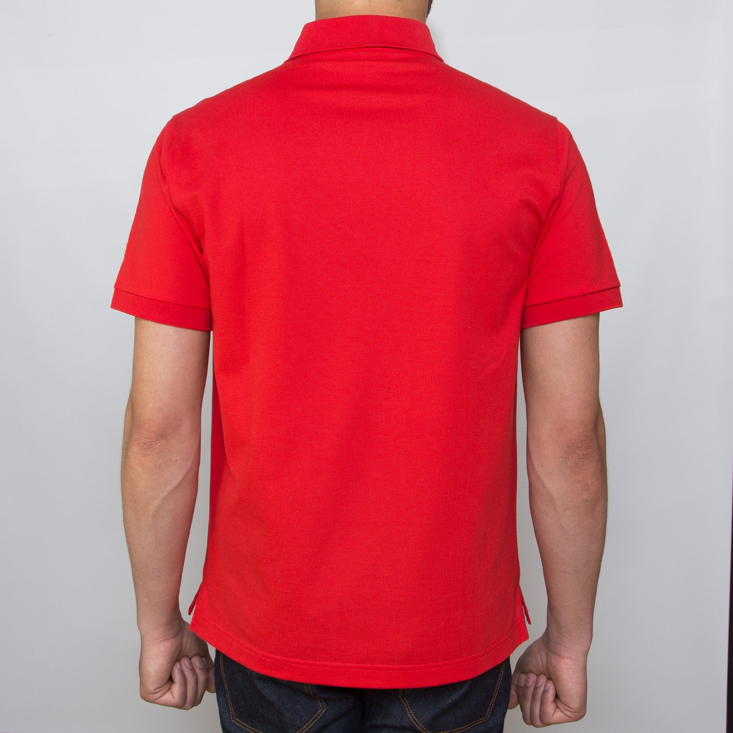 DARIO’S Couture Poloshirt Stuttgart in 100% Baumwollpiqué in Red