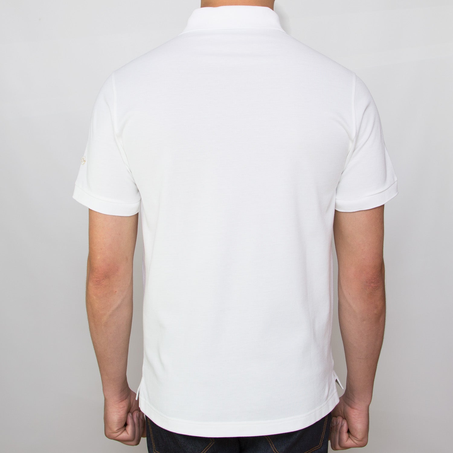 DARIO’S Couture Poloshirt Stuttgart in 100% Baumwollpiqué in White