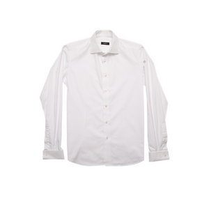 DARIO’S Couture Men’s Shirt Lübeck Mixed Cuff 140/2 in White