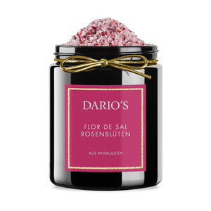 DARIO'S FLOR DE SAL ROSENBLÜTEN AUS ANDALUSIEN, 175G