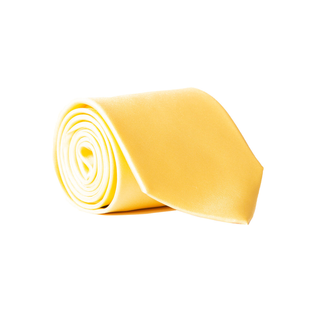 DARIO’S Couture Seven-Fold Tie Frankfurt in 100% Twillsilk in Yellow