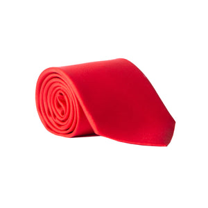 DARIO’S Couture Seven-Fold Tie Frankfurt in 100% Twillsilk in Red